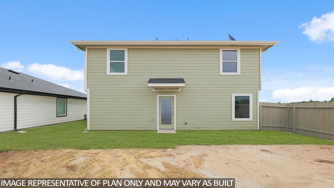 Representative exterior photo of a completed home built from the Franklin by D.R. Horton in Mill Creek, Magnolia, TX (Image 21). Representative exterior photo of a completed home built from the Franklin by D.R. Horton in Mill Creek, Magnolia, TX (Image 21).