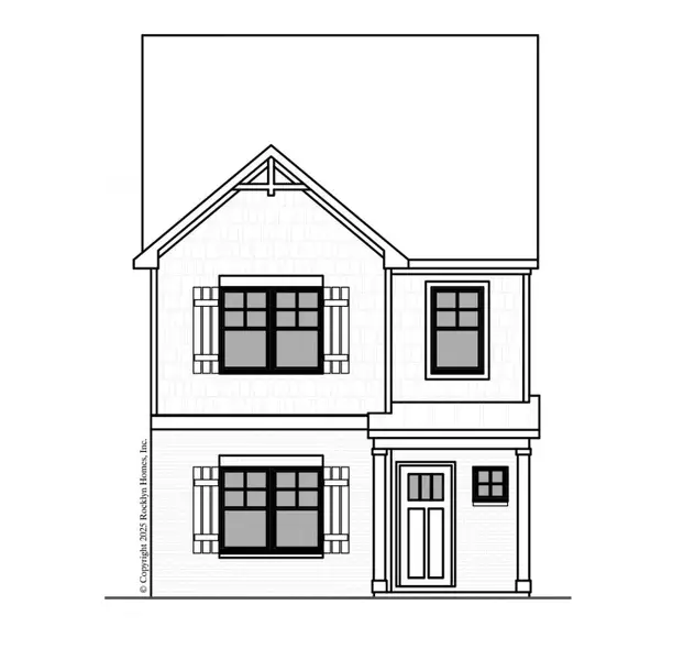 Representative rendering of the exterior for the Glen by Rocklyn Homes (Image 2). Representative rendering of the exterior for the Glen by Rocklyn Homes (Image 2).