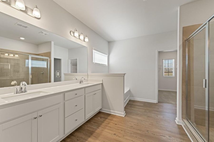 Furnished interior view inside a new home in Oakhurst Manor, McDonough (Image 4). Furnished interior view inside a new home in Oakhurst Manor, McDonough (Image 4).