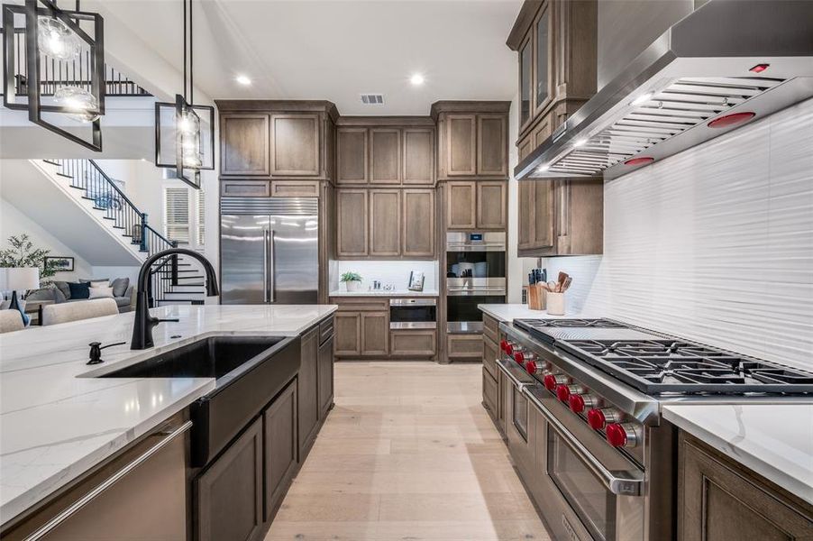 Furnished interior view inside a new home in , Oak Point (Image 13).