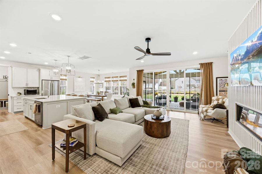 Expansive, open concept living space. Expansive, open concept living space.