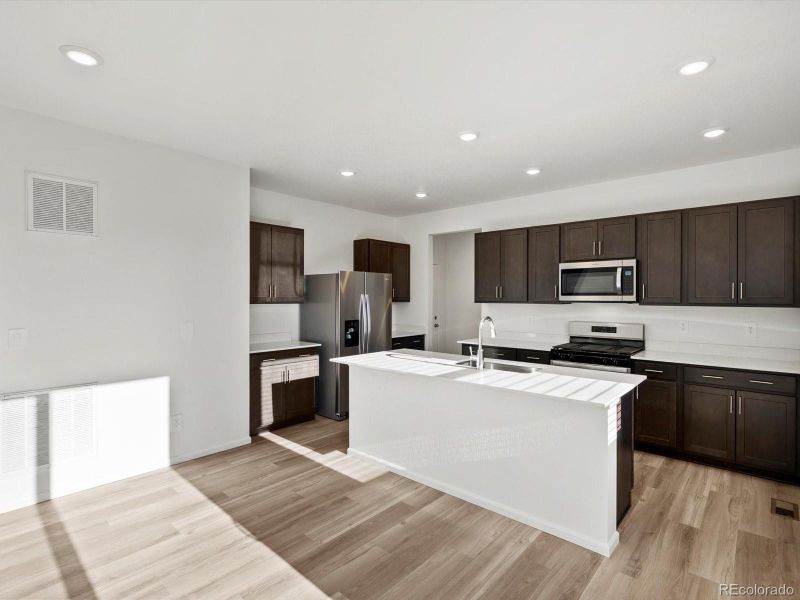 Furnished interior view inside a new home in Westgate, Greeley (Image 11). Furnished interior view inside a new home in Westgate, Greeley (Image 11).