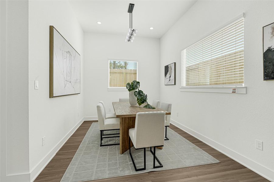 Furnished interior view inside a new home in , Houston (Image 17). Furnished interior view inside a new home in , Houston (Image 17).