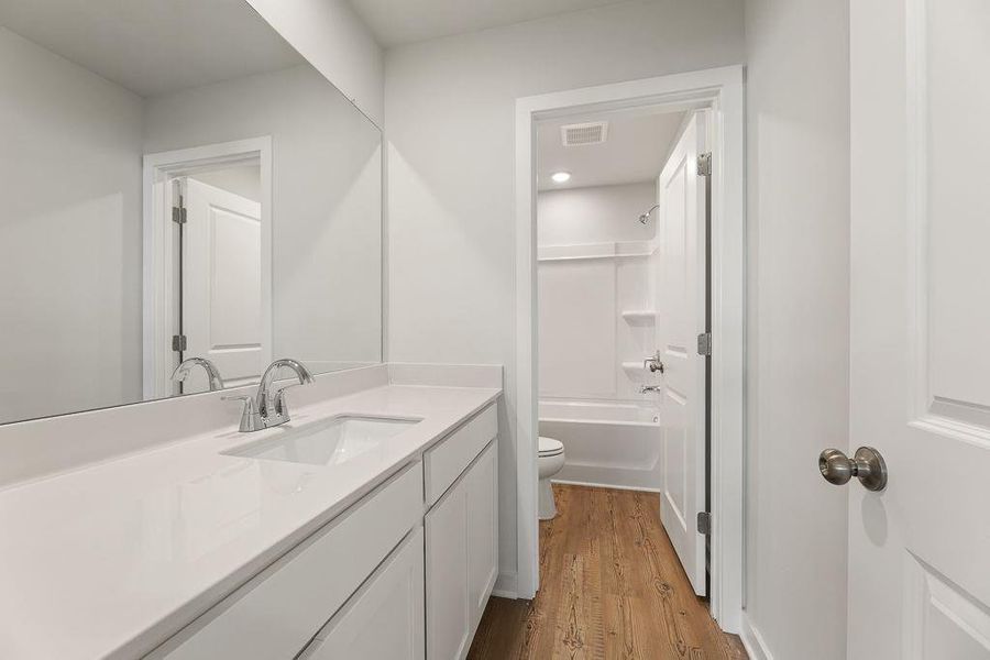 Furnished interior view inside a new home in Reserve at Gum Springs, Jefferson (Image 9).