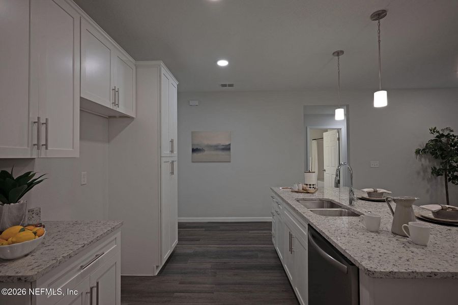 Furnished interior view inside a new home in , Jacksonville (Image 17).