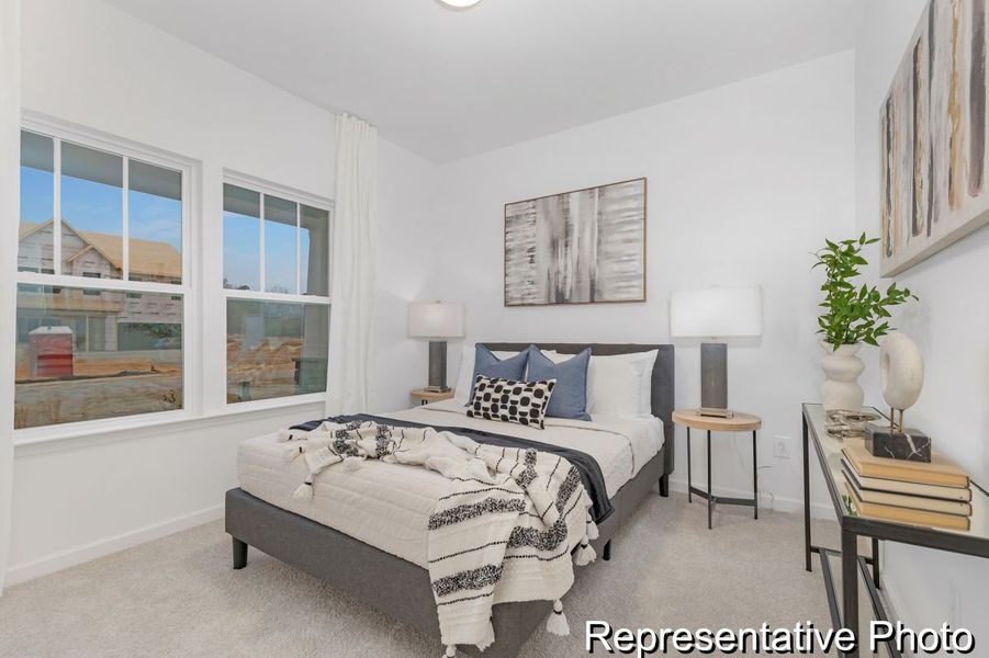 Furnished interior view inside a new home in Tillery Tradition, Mount Gilead (Image 14).