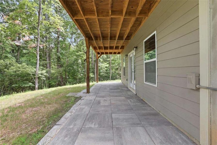 Exterior details and patio area of a home in , Cleveland (Image 25).