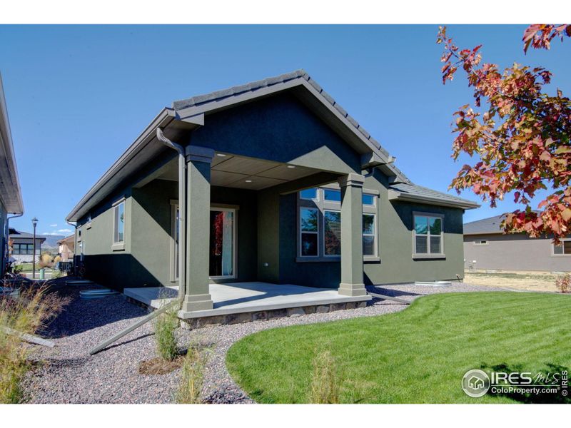Exterior details and patio area of a home in , Loveland (Image 25).