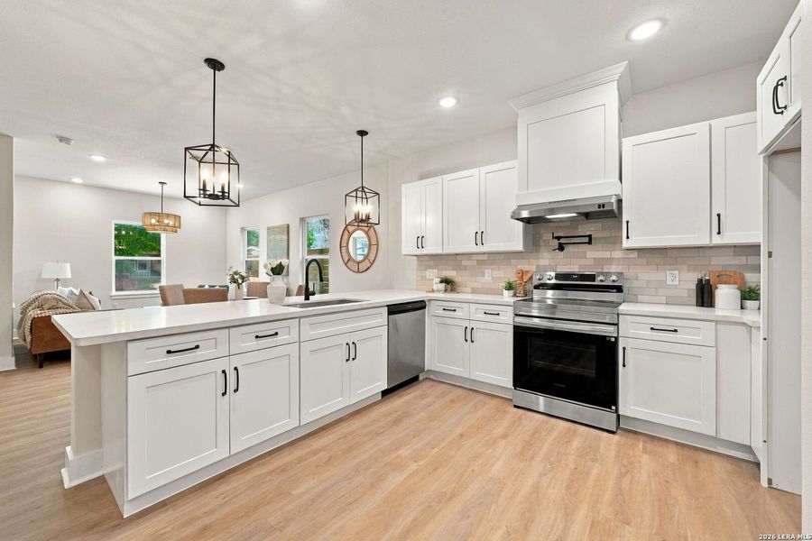 Furnished interior view inside a new home in , San Antonio (Image 10).