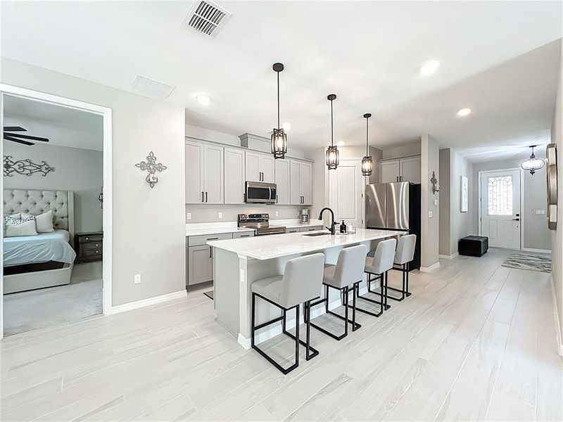 Furnished interior view inside a new home in , Clermont (Image 56).