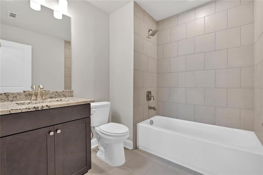 Furnished interior view inside a new home in Ford Landing, Acworth (Image 10).