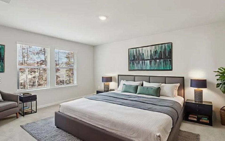 Furnished interior view inside a new home in Harmony Manor, Fairburn (Image 5).