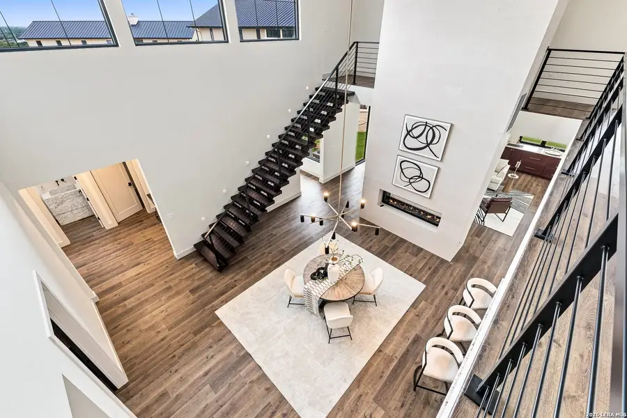Furnished interior view inside a new home in , New Braunfels (Image 8).