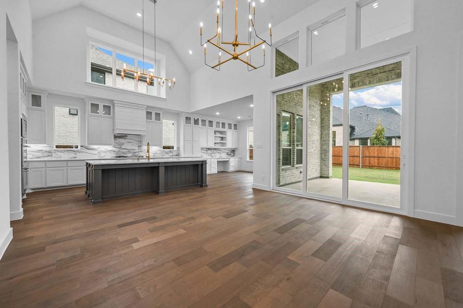 Furnished interior view inside a new home in Elyson: 80ft. lots, Katy (Image 7). Furnished interior view inside a new home in Elyson: 80ft. lots, Katy (Image 7).