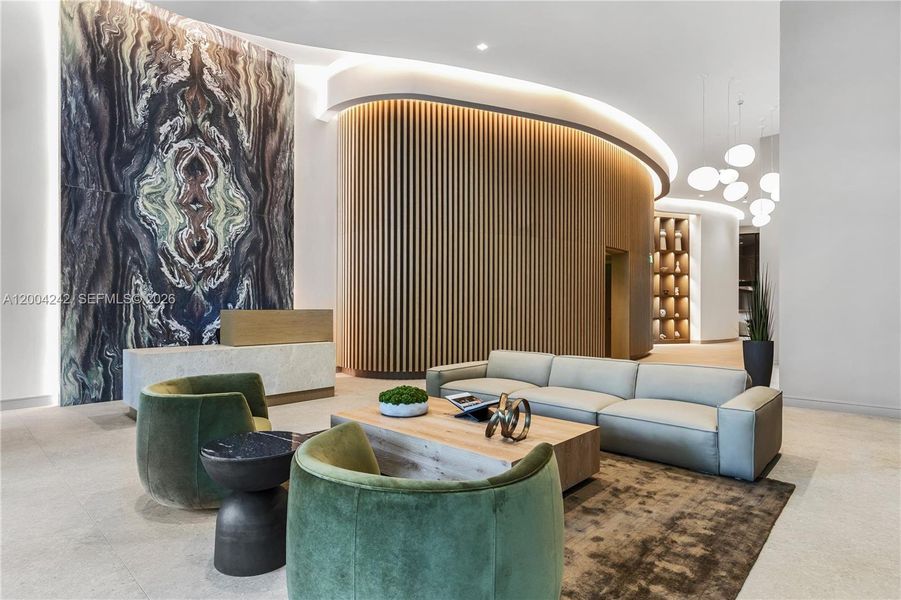 Furnished interior view inside a new home in Arbor, Miami (Image 7).
