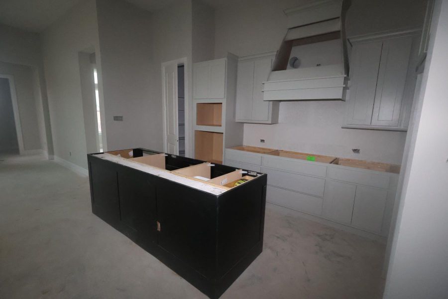 In-progress construction of a new home in ARTAVIA 45' Homesites, Conroe, TX (Image 9).