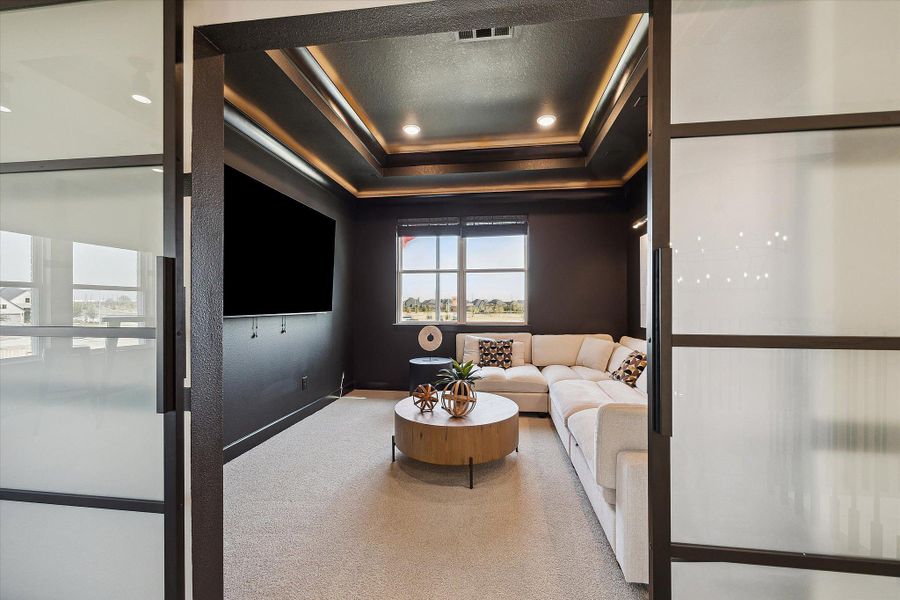 Furnished interior view inside a new home in Cross Creek West, Fulshear (Image 21). Furnished interior view inside a new home in Cross Creek West, Fulshear (Image 21).