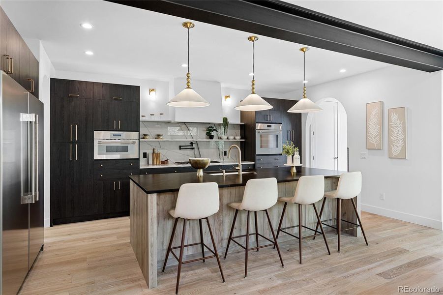 Furnished interior view inside a new home in , Denver (Image 34).