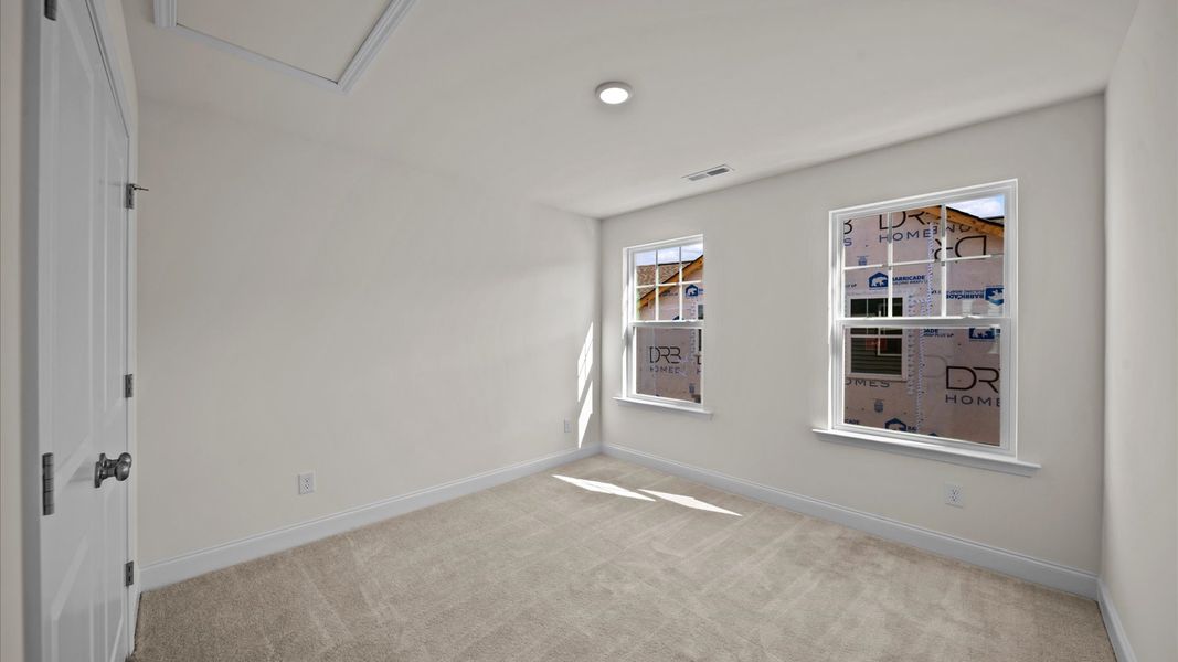 Representative furnished interior of a home built from the Greenwich by DRB Homes in Bellerose, Gibsonville (Image 37).