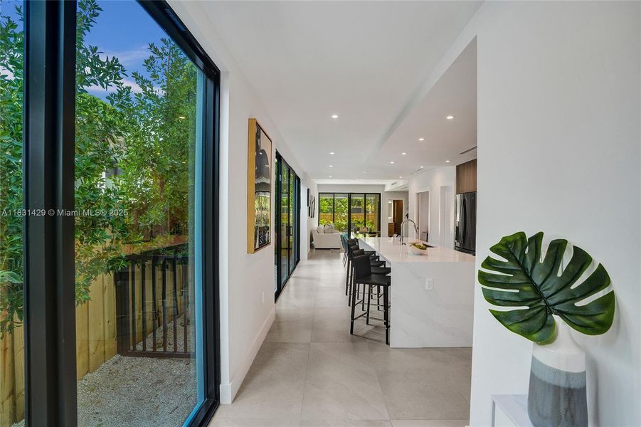 Furnished interior view inside a new home in , Miami (Image 7).