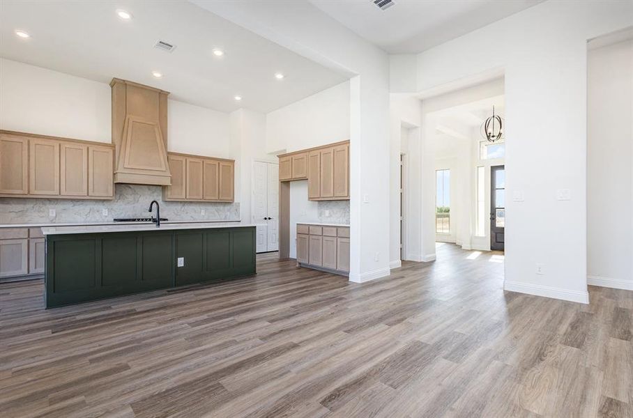 Furnished interior view inside a new home in Sagebrush Addition, Midlothian (Image 5).