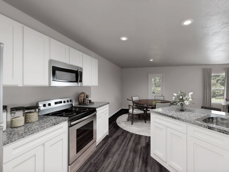 Representative furnished interior of a home built from the Sequoia by National HomeCorp in Summit Place, Eden (Image 4).