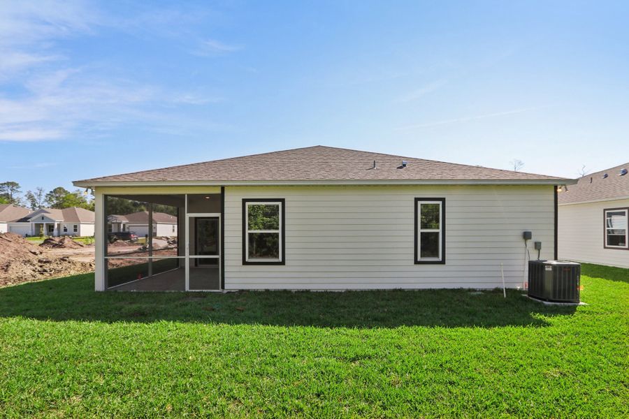 Representative exterior details of a home built from the Ashton by Maronda Homes in Brookshire Green, Kingsland (Image 4).
