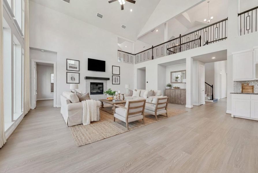 Furnished interior view inside a new home in Monterra, Rockwall (Image 7). Furnished interior view inside a new home in Monterra, Rockwall (Image 7).