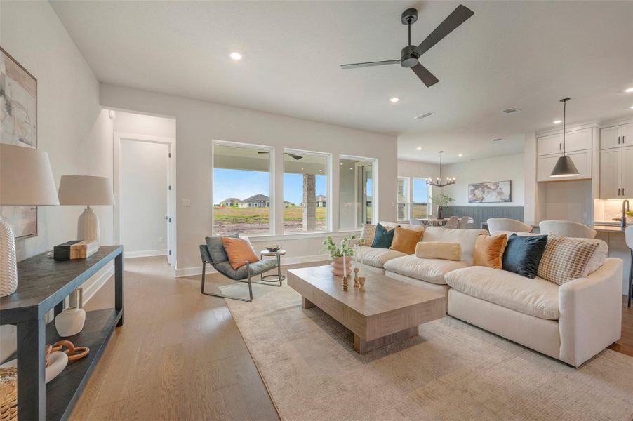 Family Room - Dining Area (Staged)