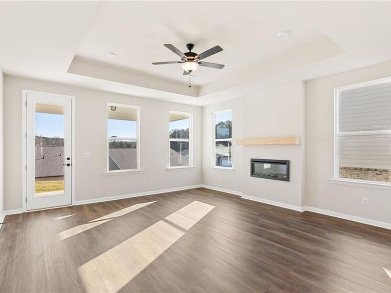 Spacious, unfurnished interior of a new home in Kelly Preserve, Loganville (Image 15).