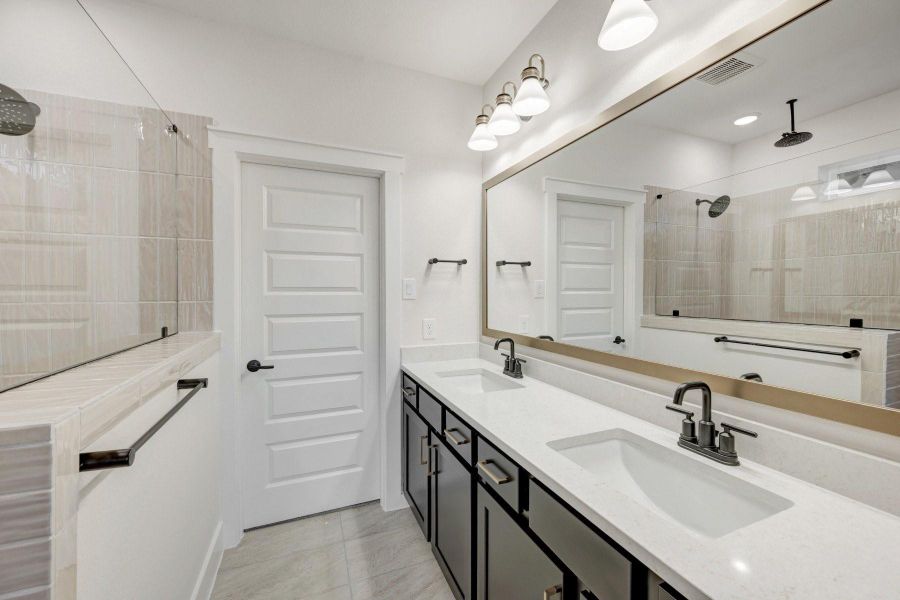 Furnished interior view inside a new home in Two Step Farm - Cottages Row Collection, Montgomery (Image 4).