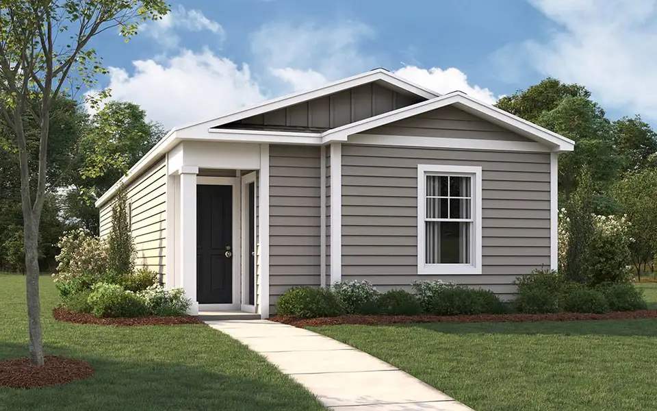 Representative exterior photo of a completed home built from the Wyeth by D.R. Horton in Lake Terrace, LaFayette, GA (Image 1). Representative exterior photo of a completed home built from the Wyeth by D.R. Horton in Lake Terrace, LaFayette, GA (Image 1).