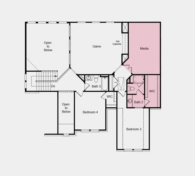 2D floor plan layout of this home in , McKinney, TX (Image 2).