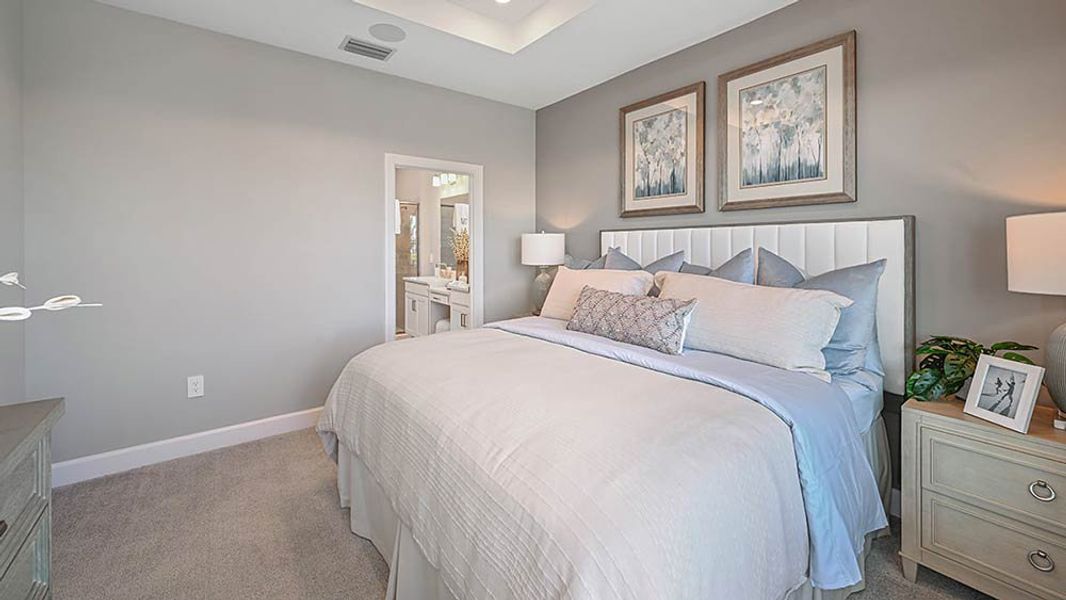 Representative furnished interior of a home built from the Caicos by Taylor Morrison in Skye Ranch Community Group Page, Sarasota (Image 9).