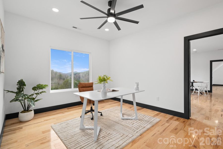 Furnished interior view inside a new home in , Mills River (Image 8).