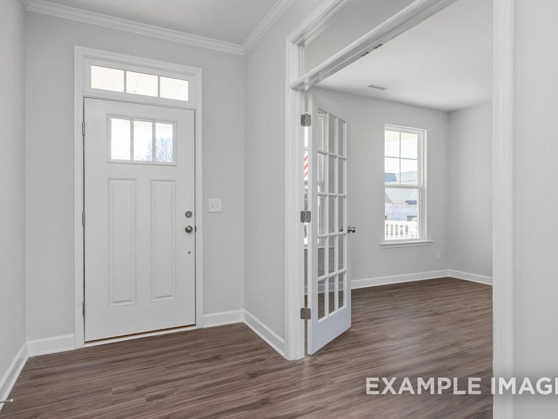 Spacious, unfurnished interior of a new home in Woodland Crossing, Zebulon (Image 8).