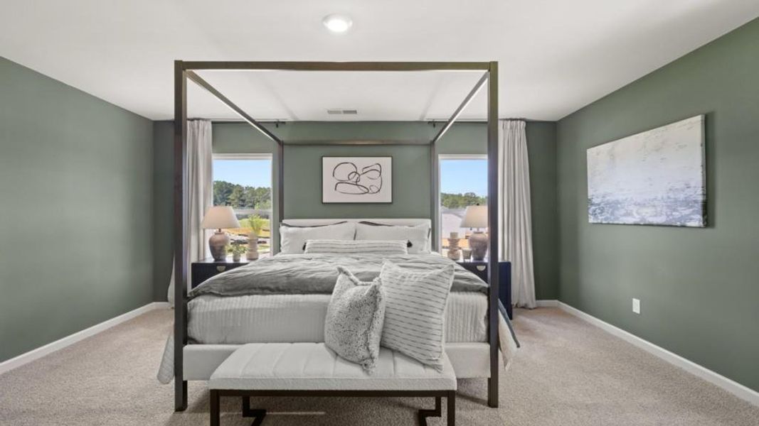 Furnished interior view inside a new home in Fairhaven, Lithia Springs (Image 24).