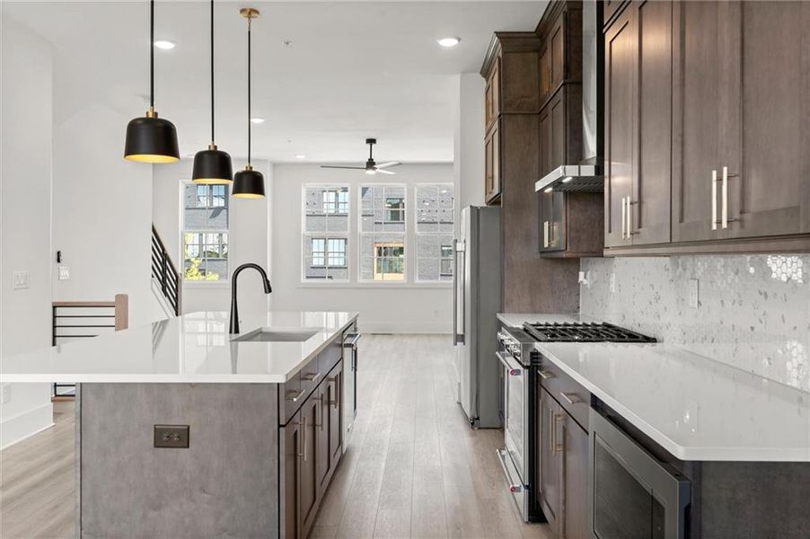 Furnished interior view inside a new home in The Gathering Alpharetta, Alpharetta (Image 12).
