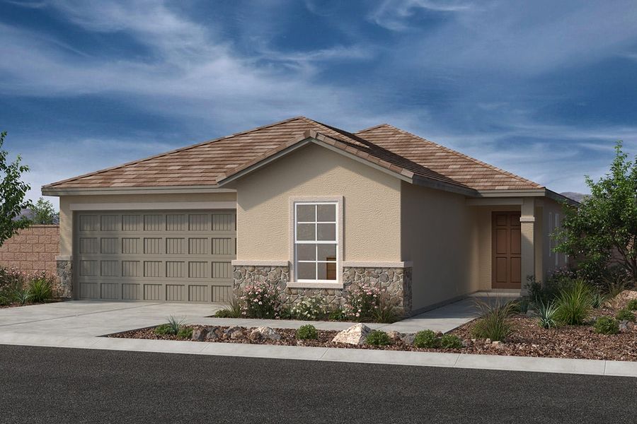 Exterior C with optional stone