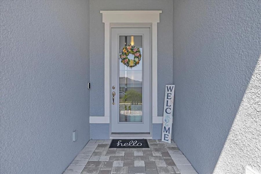 Exterior details and patio area of a home in , Parrish (Image 3).