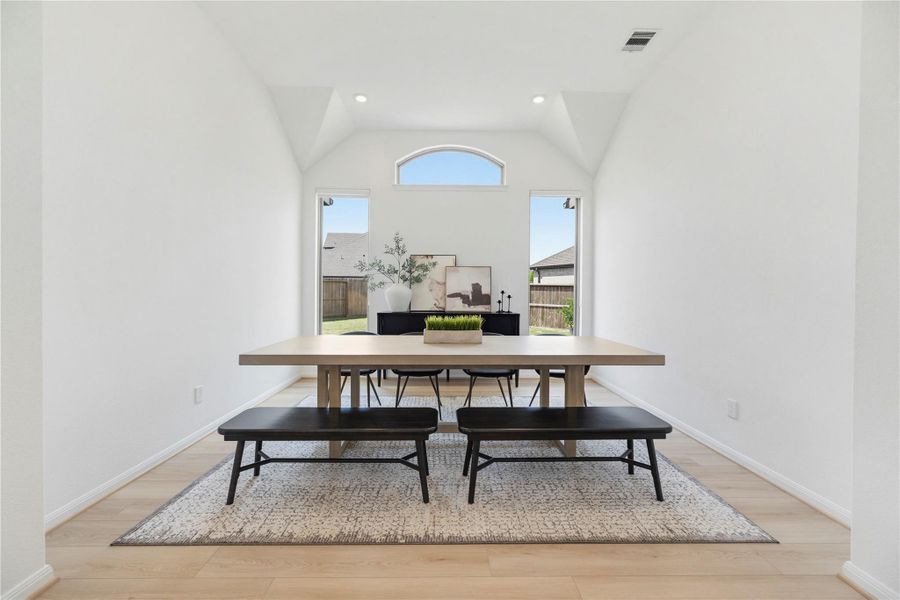Furnished interior view inside a new home in , Cypress (Image 18).