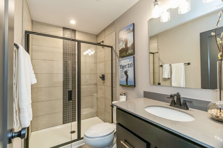 Representative furnished interior of a home built from the Wyatt by Fischer Homes in Twin Lakes, Hoschton (Image 66).