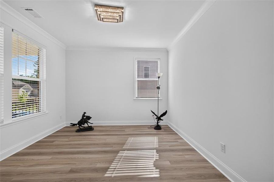 Spacious, unfurnished interior of a new home in Bailey Fence, Dacula (Image 24).