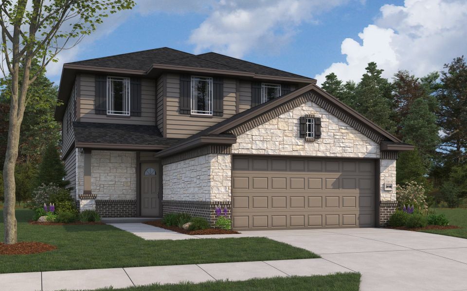 Mansfield - Elevation C - Color Scheme 3 Mansfield - Elevation C - Color Scheme 3