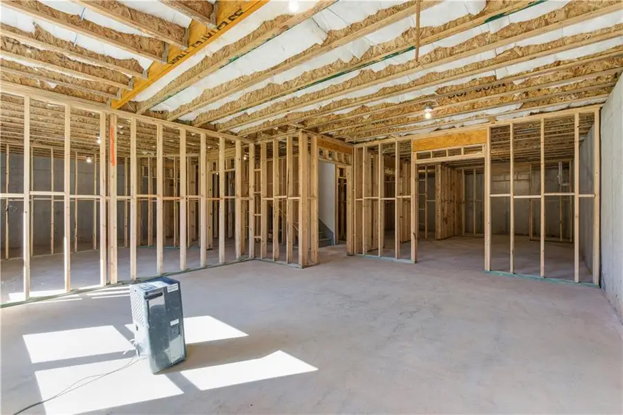 In-progress construction of a new home in The Estates at Hurricane Pointe, Douglasville, GA (Image 47).