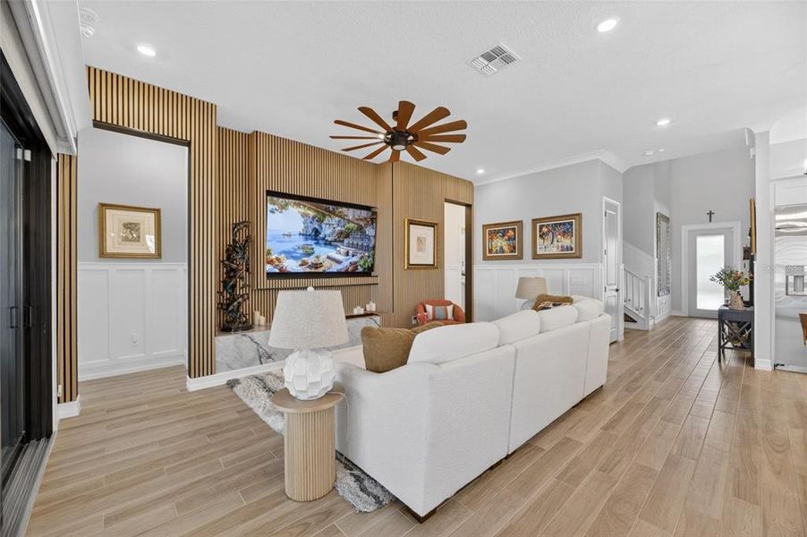 Furnished interior view inside a new home in SouthShore Yacht Club, Ruskin (Image 58).