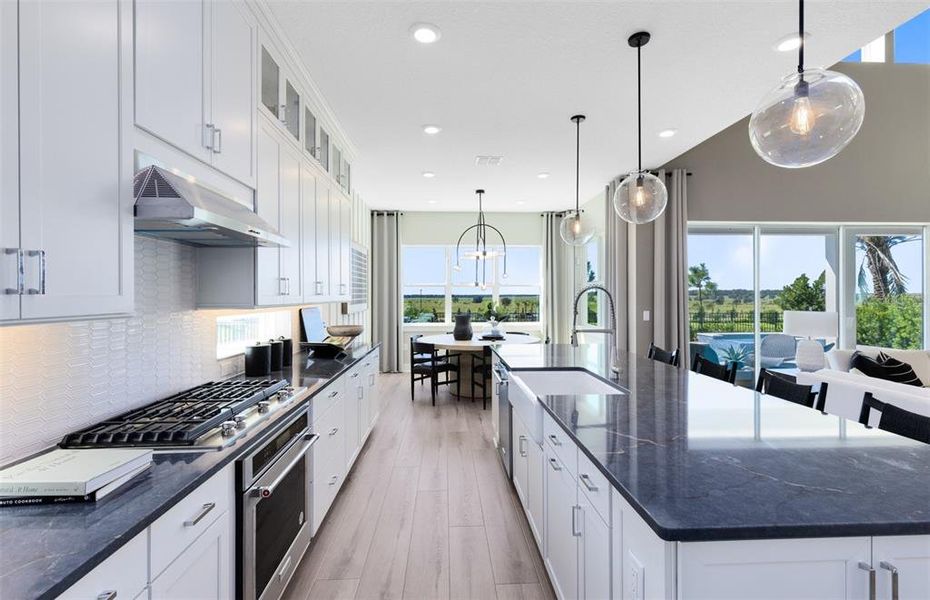 Furnished interior view inside a new home in Parkside Trails, Clermont (Image 45). Furnished interior view inside a new home in Parkside Trails, Clermont (Image 45).