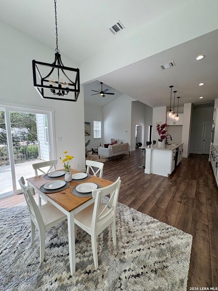 Furnished interior view inside a new home in , Spring Branch (Image 6).