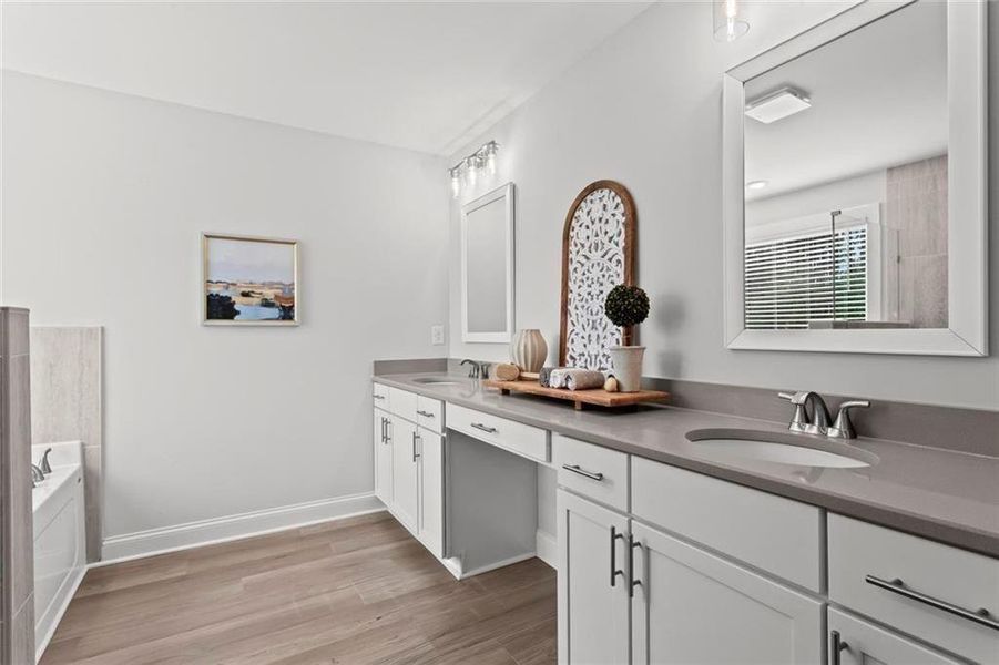 Furnished interior view inside a new home in , Dallas (Image 28).