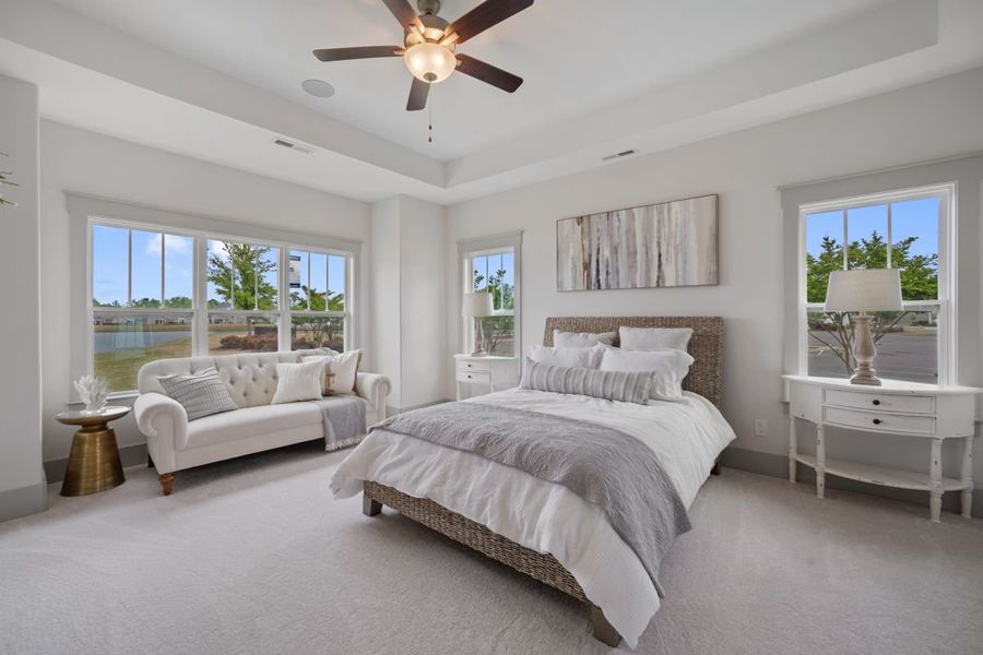 Furnished interior in a model home at Osprey Landing in Southport (Image 15). Furnished interior in a model home at Osprey Landing in Southport (Image 15).